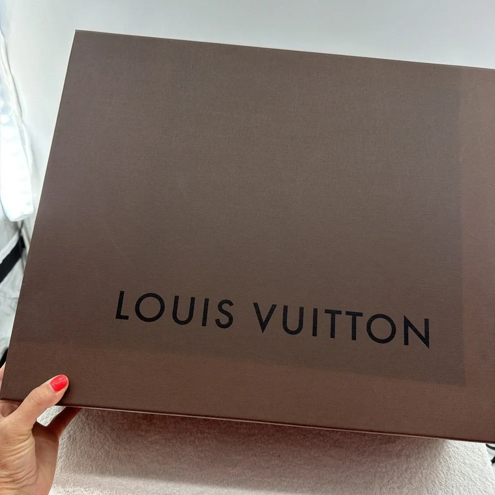 Louis Vuitton Brown Large Box With Lid 19.75